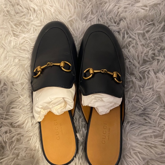 GUCCI Malaga Kid Horsebit Mules - Picture 2 of 4